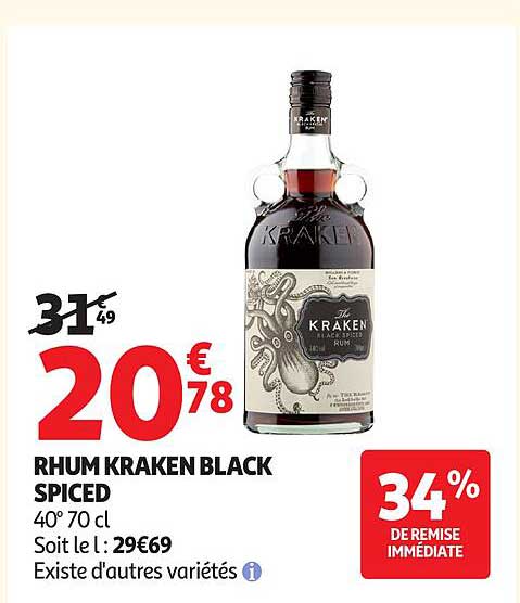 RHUM KRAKEN BLACK SPICED