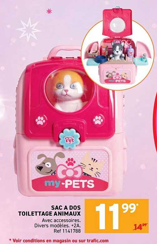SAC À DOS TOILETTAGE ANIMAUX
