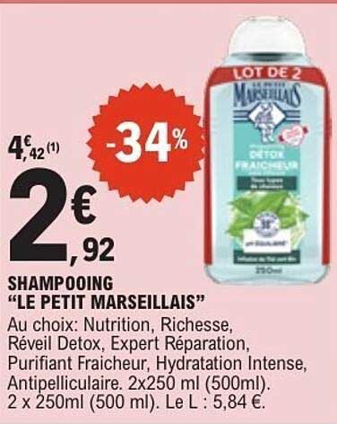 SHAMPOOING "LE PETIT MARSEILLAIS"
