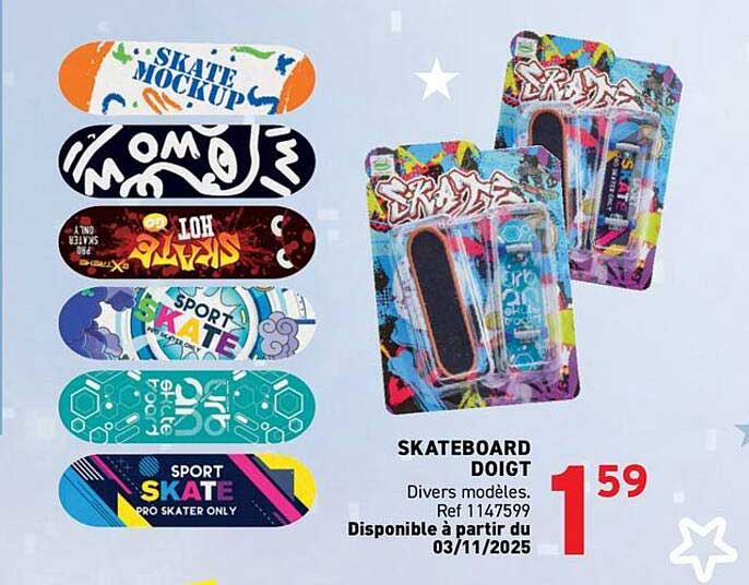 SKATEBOARD DOIGT