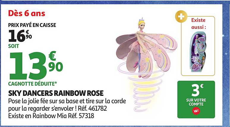 SKY DANCERS RAINBOW ROSE
