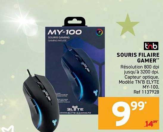 SOURIS FILAIRE GAMER*