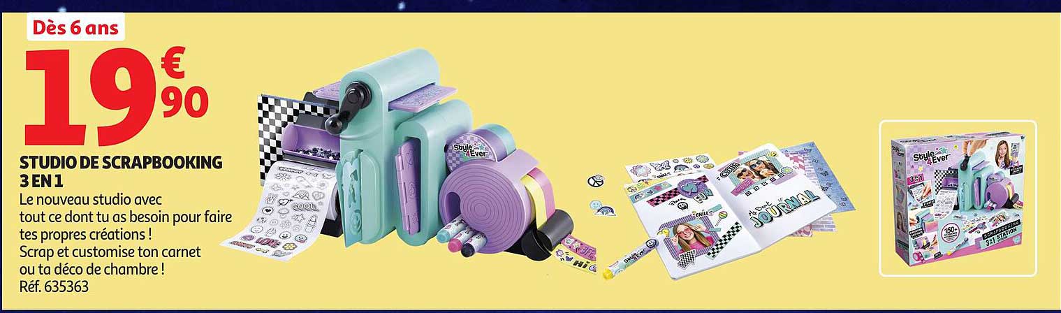 STUDIO DE SCRAPBOOKING 3 EN 1
