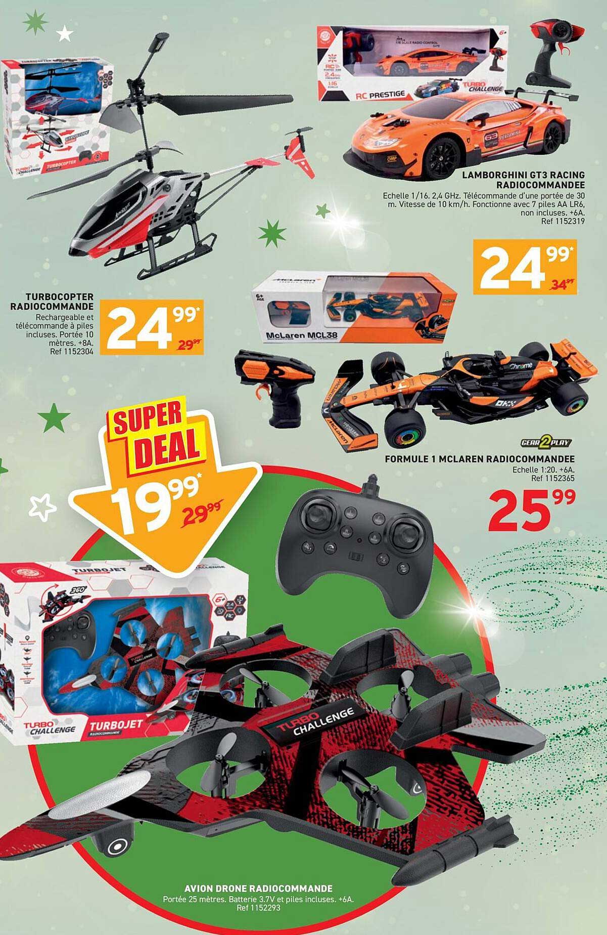 SUPER DEAL AVION DRONE RADIOCOMMANDÉ