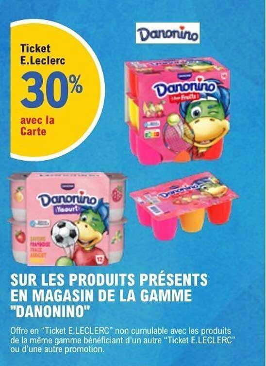 Ticket E.Leclerc 30% avec la Carte