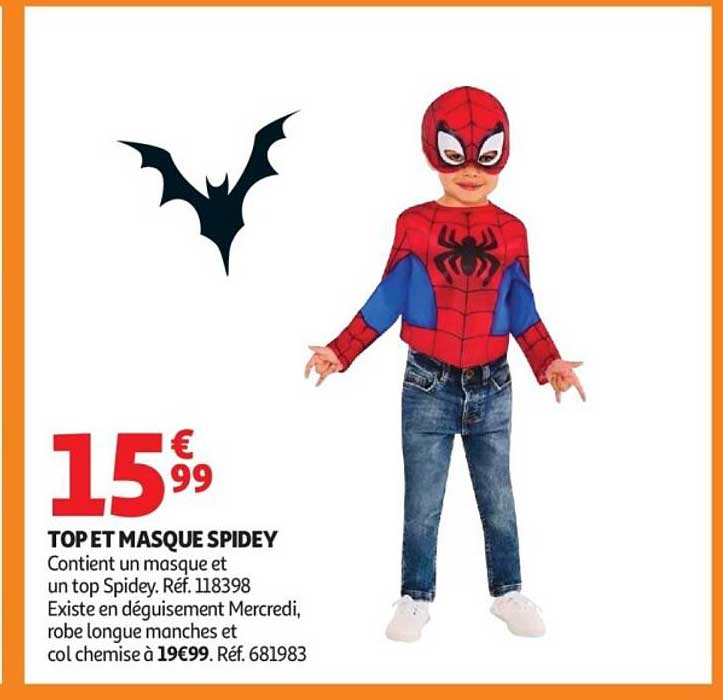 TOP ET MASQUE SPIDEY