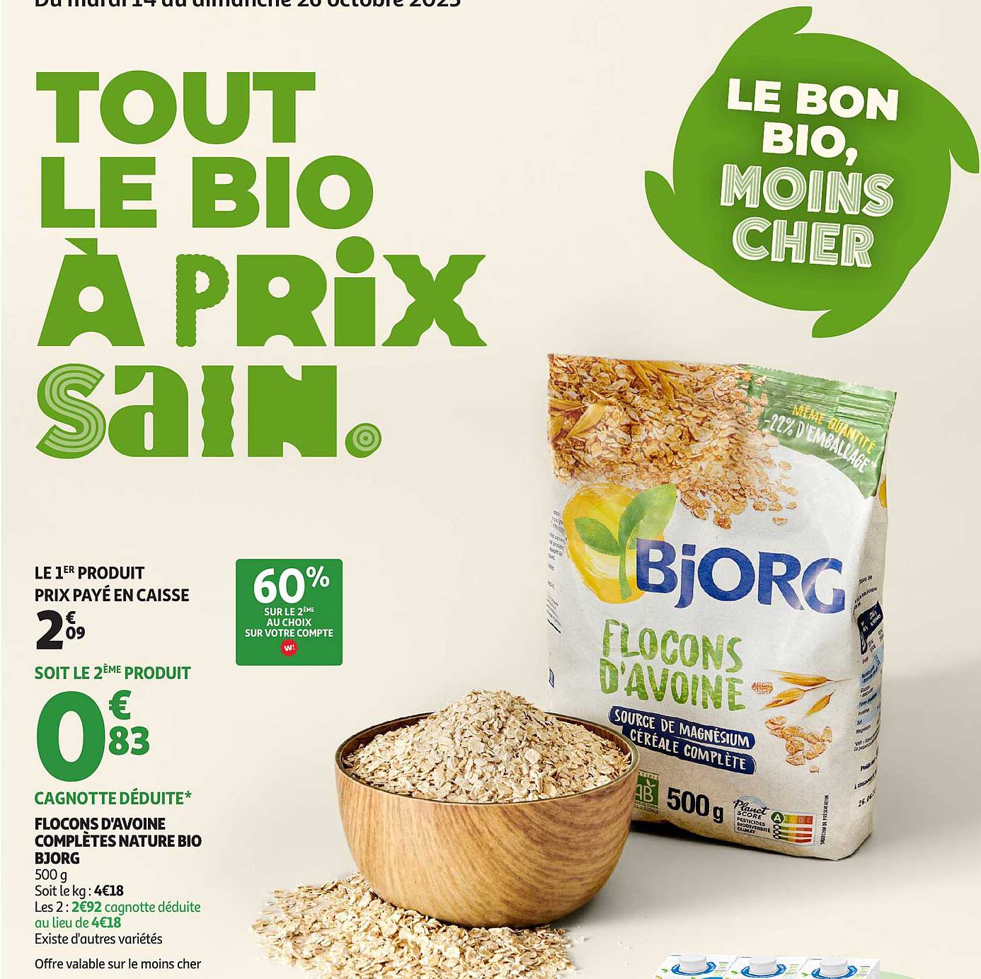 TOUT LE BIO À PRIX SAIN