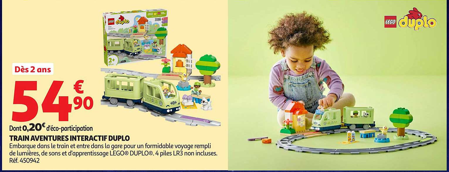 TRAIN AVENTURES INTERACTIF DUPLO
