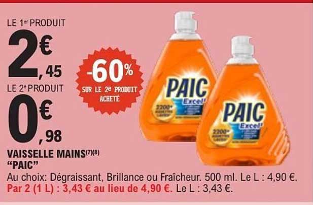 VAISSELLE MAINS(7/8) “PAIC”