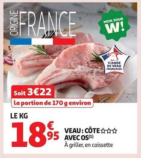 VEAU : CÔTE AVEC OS