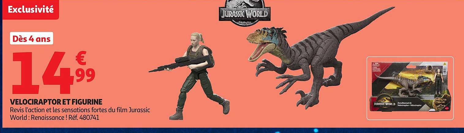VELOCI Raptor et Figurine