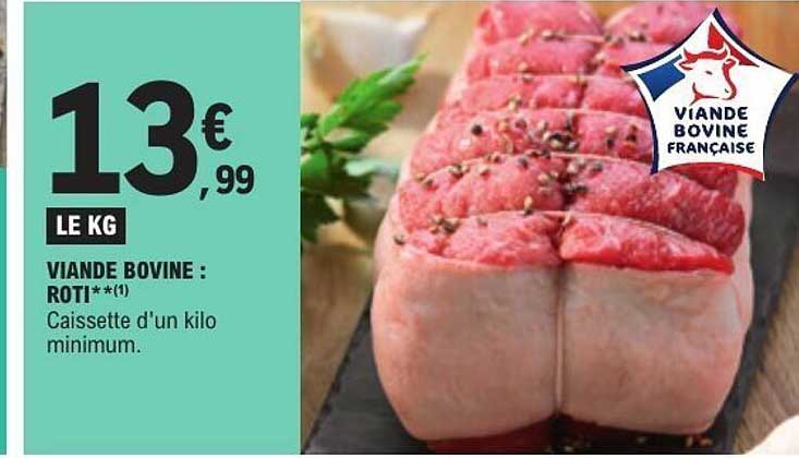 VIANDE BOVINE : RÔTI