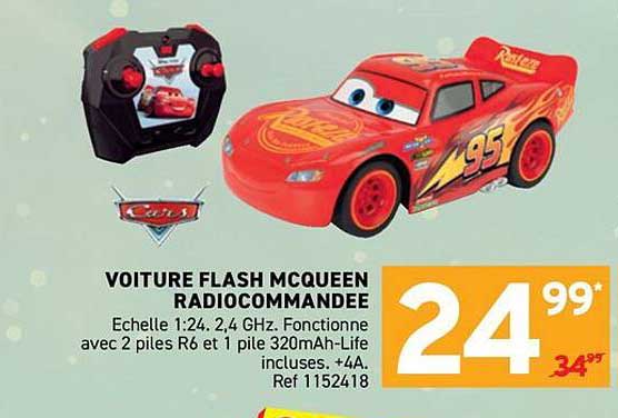 VOITURE FLASH MCQUEEN RADIOCOMMANDEE