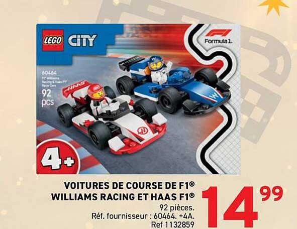 VOITURES DE COURSE DE F1® WILLIAMS RACING ET HAAS F1®