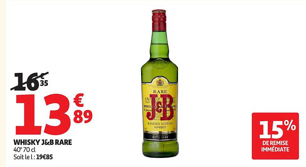 WHISKY J&B RARE