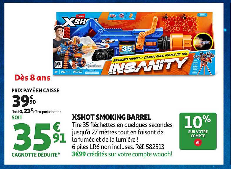 XSHOT SMOKING BARREL