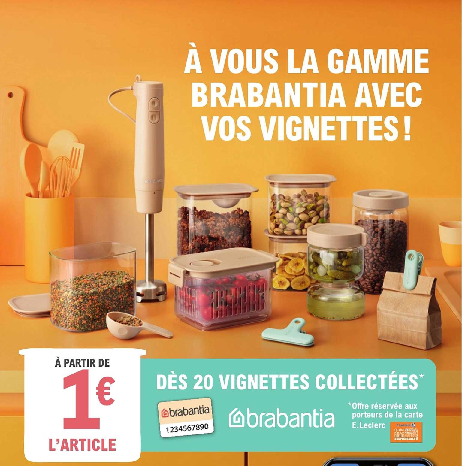 À VOUS LA GAMME BRABANTIA AVEC VOS VIGNETTES !