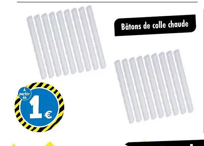 Bâtons de colle chaude