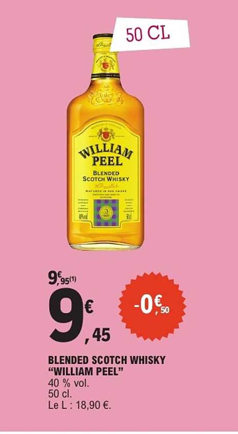 BLENDED SCOTCH WHISKY “WILLIAM PEEL”