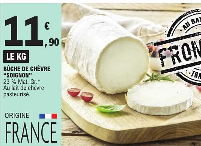 BÛCHE DE CHÈVRE “SOIGNON”