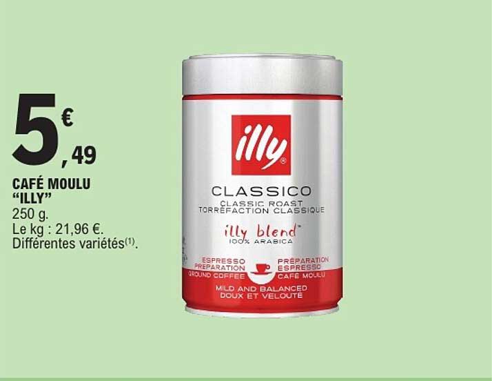CAFÉ MOULU "ILLY"