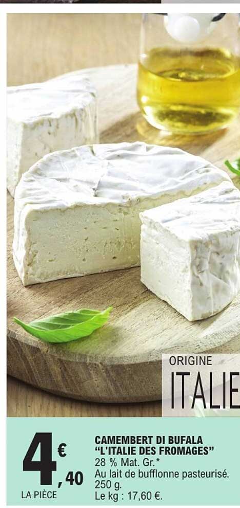 CAMEMBERT DI BUFALA “L'ITALIE DES FROMAGES”