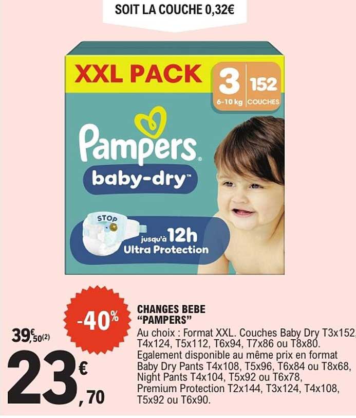 CHANGES BEBE “PAMPERS”