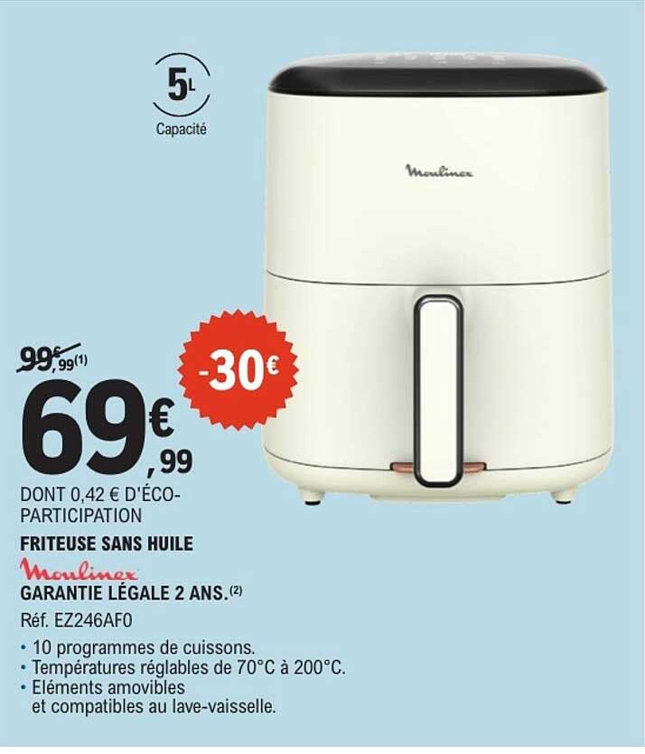 FRITEUSE SANS HUILE Moulinex