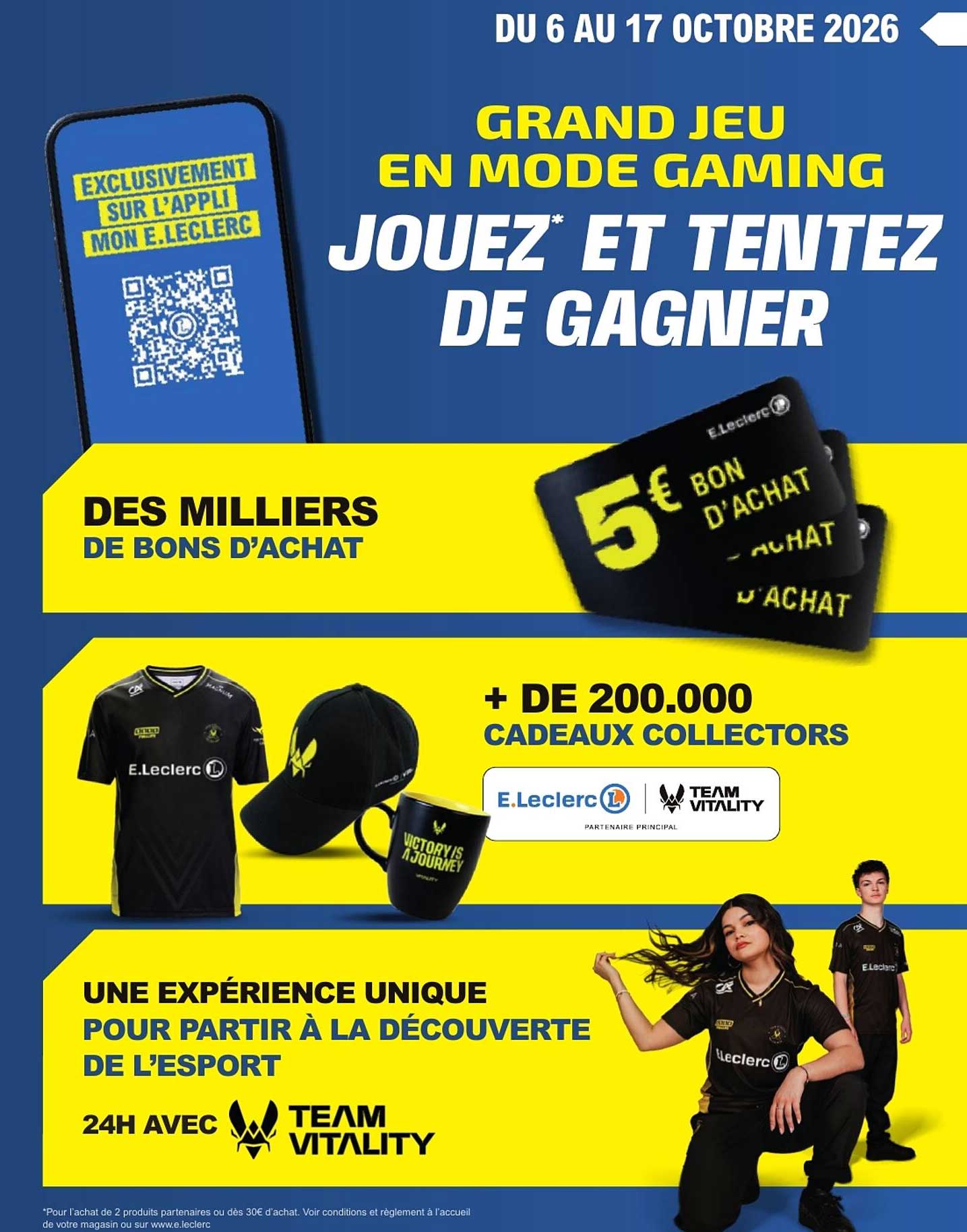 GRAND JEU EN MODE GAMING JOUEZ* ET TENTEZ DE GAGNER