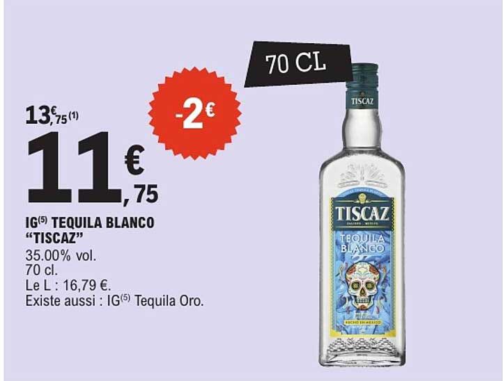 IG(5) TEQUILA BLANCO “TISCAZ”