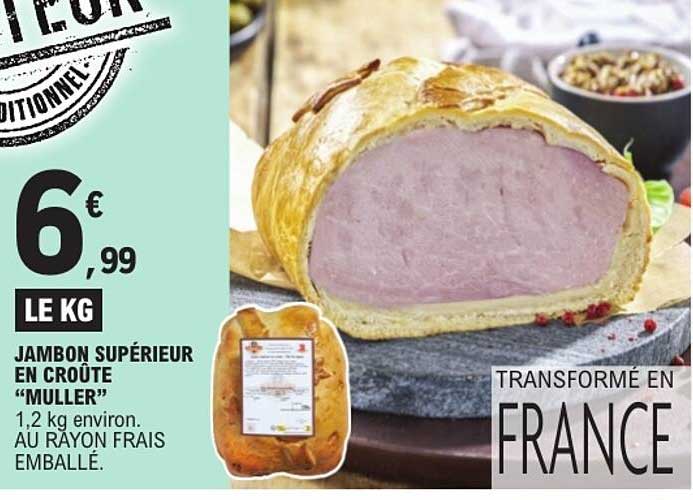 JAMBON SUPÉRIEUR EN CROÛTE “MULLER”