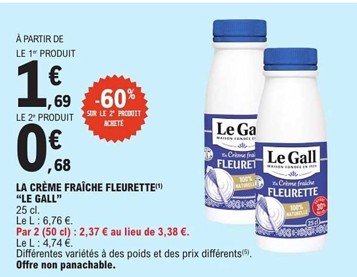 LA CRÈME FRAÎCHE FLEURETTE "LE GALL"