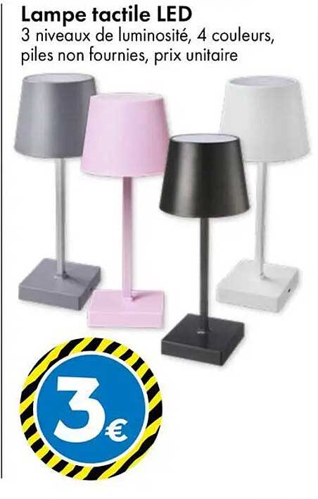 Lampe tactile LED