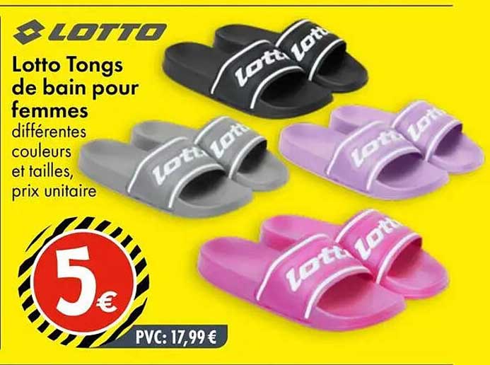Lotto Tongs de bain pour femmes