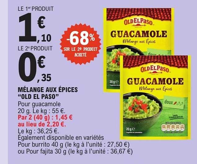 MÉLANGE AUX ÉPICES “OLD EL PASO”