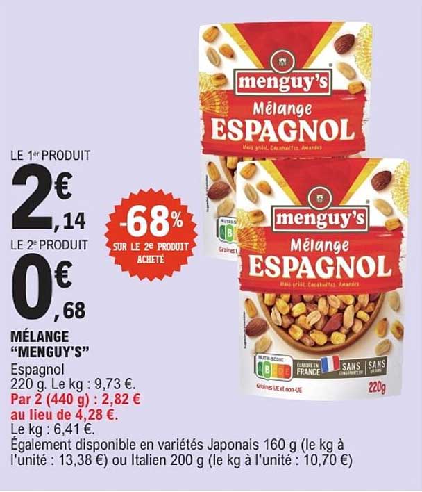 MÉLANGE “MENGUY'S” Espagnol 220 g