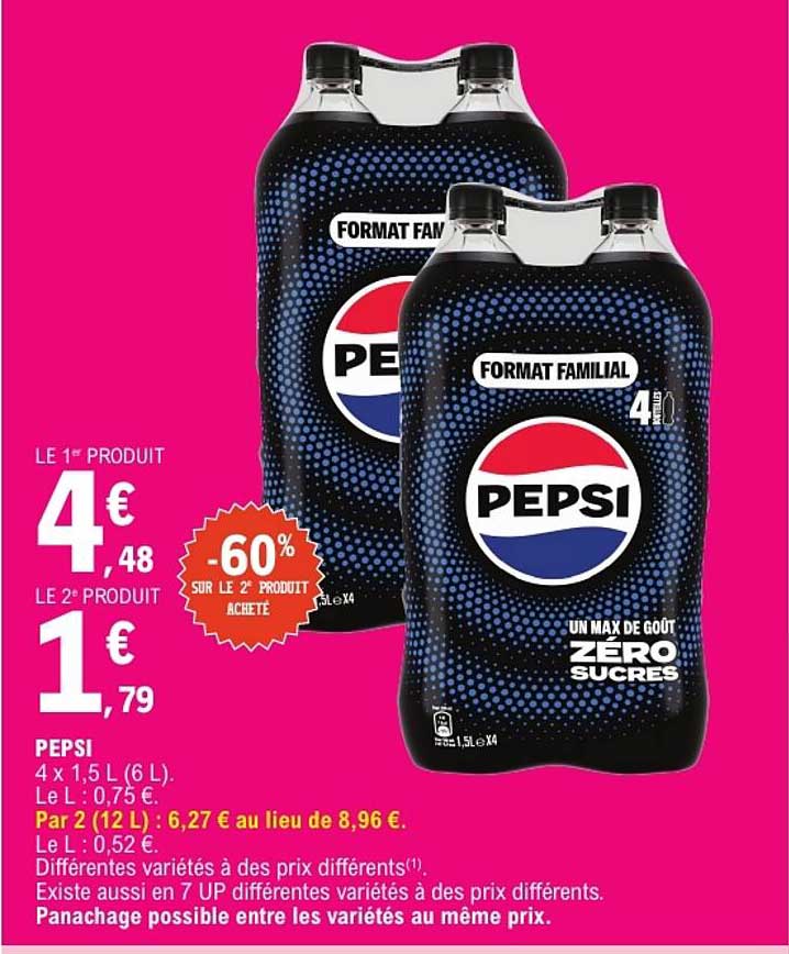 PEPSI 4 x 1,5 L (6 L)
