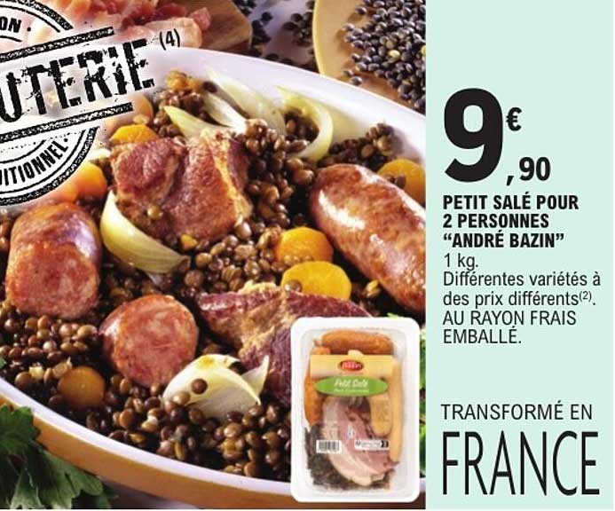PETIT SALÉ POUR 2 PERSONNES “ANDRÉ BAZIN”