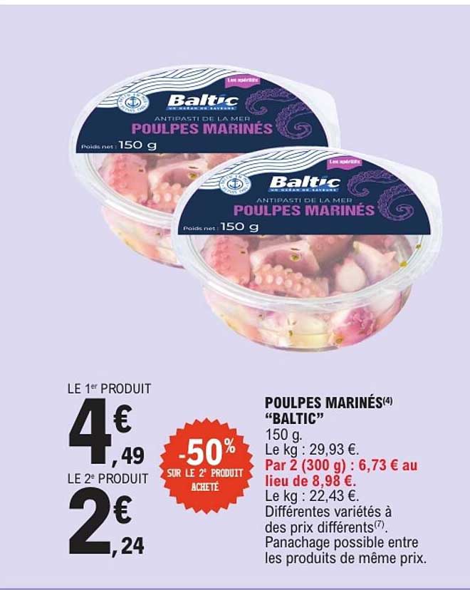 POULPES MARINÉS “BALTIC”