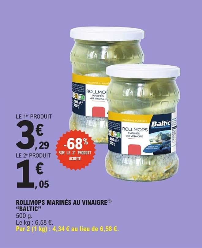 ROLLMOPS MARINÉS AU VINAIGRE “BALTIC”