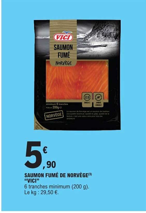 SAUMON FUMÉ DE NORVÈGE “VICI”