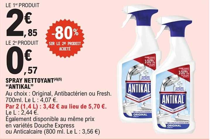 SPRAY NETTOYANT "ANTIKAL"