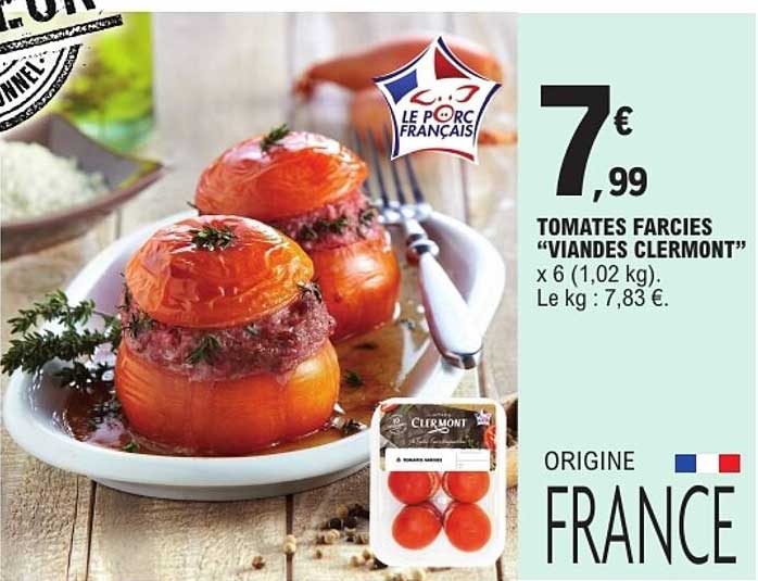 TOMATES FARCIES “VIANDES CLERMONT”