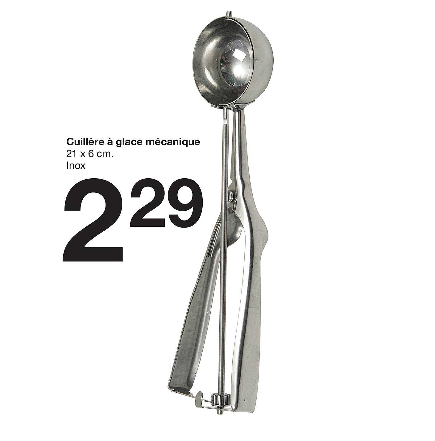Cuillère à glace mécanique