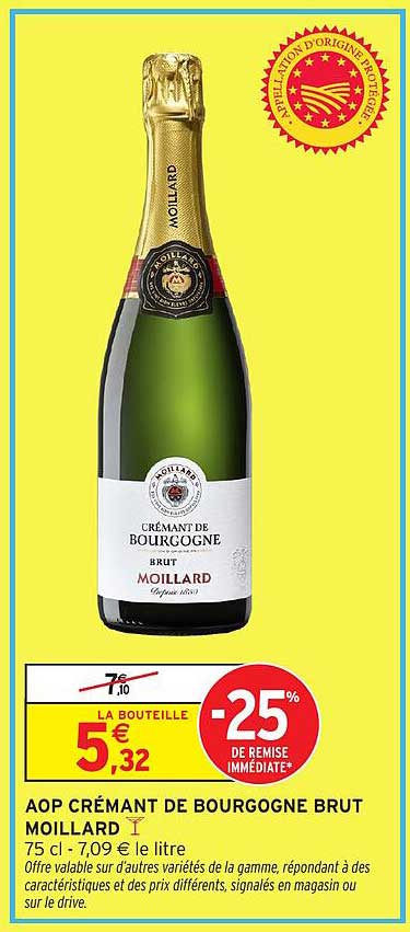 AOP CRÉMANT DE BOURGOGNE BRUT MOILLARD