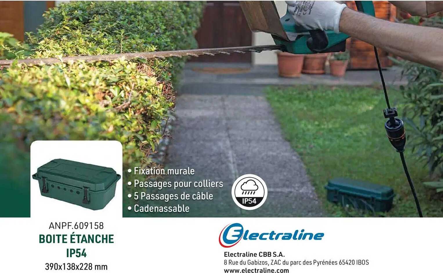 BOÎTE ÉTANCHE IP54