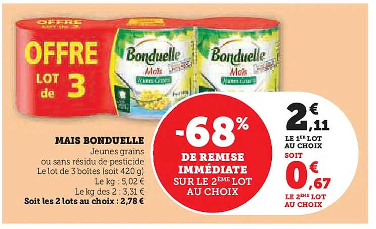 MAIS BONDUELLE