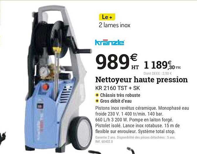 Nettoyeur haute pression KR 2160 TST + SK