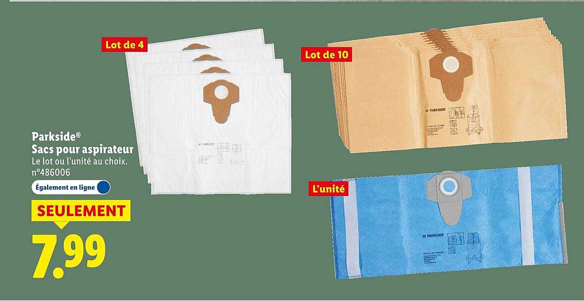 Sac Aspirateur Lidl