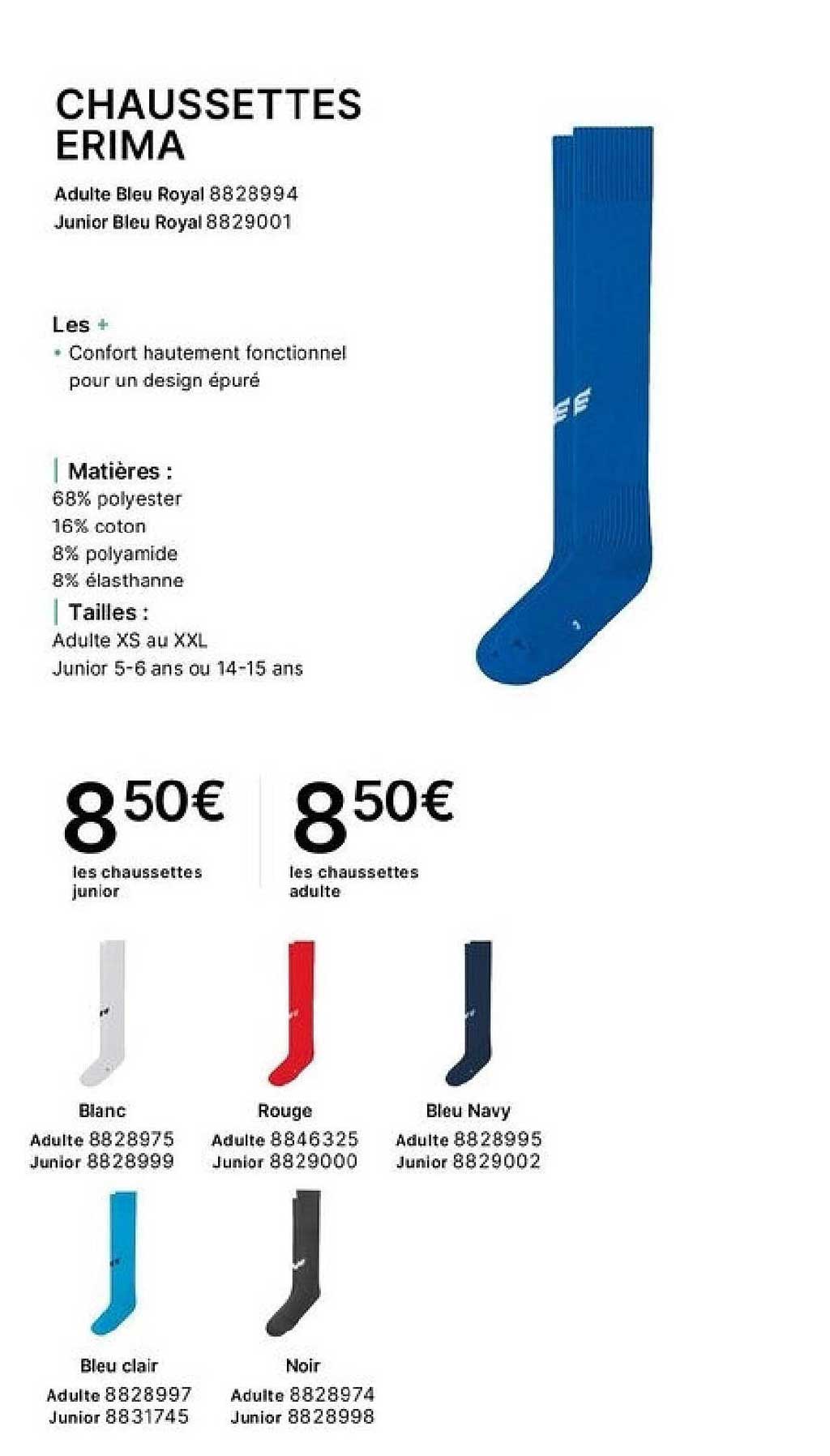 CHAUSSETTES ERIMA